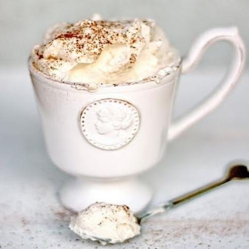 Capuchino con crema