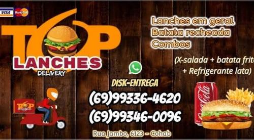 Top lanche e pizzaria