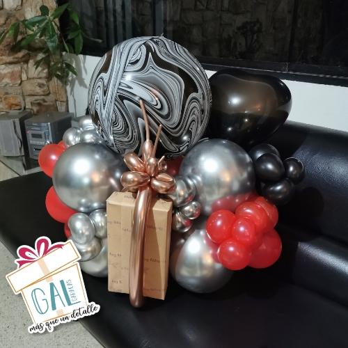 Bouquet de globos con 4D