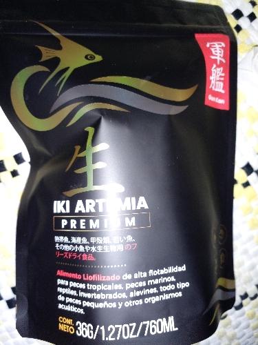 Artemia liofilizada IKI premium  36g (Gunkan)