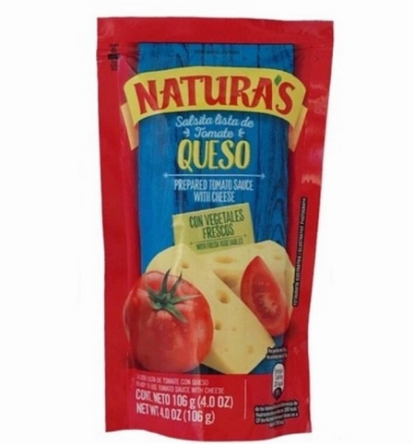 Salsita de tomate con queso 100g.
