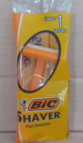 Rasuradora Bic piel sensible.