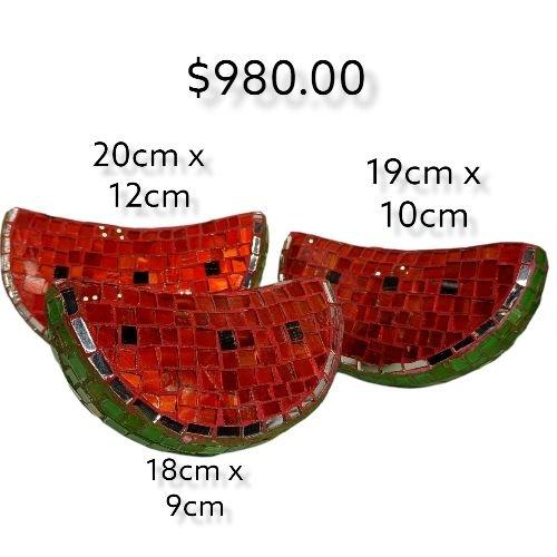 set de sandias 3 piezas.