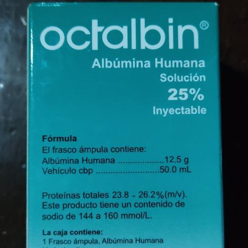 Albúmina humana 25%