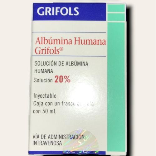 Albúmina humana al 20%