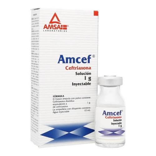 Amcef CEFTRIAXONA IV 1GR. 10 ML.