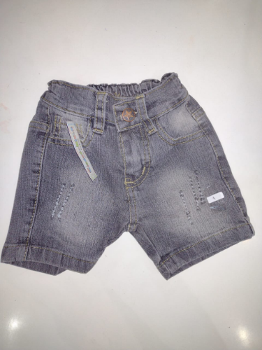 +PB0070 BERMUDA DE JEAN BEBE COLOR GRIS