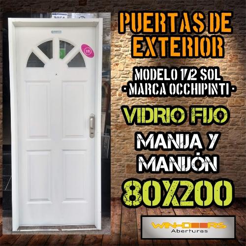 Puerta Doble Inyectada 1/2 Sol OCCHIPINTI - 80x200