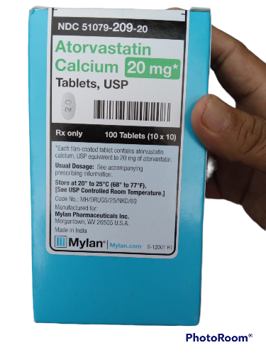 Atorvastatina de 20 mg