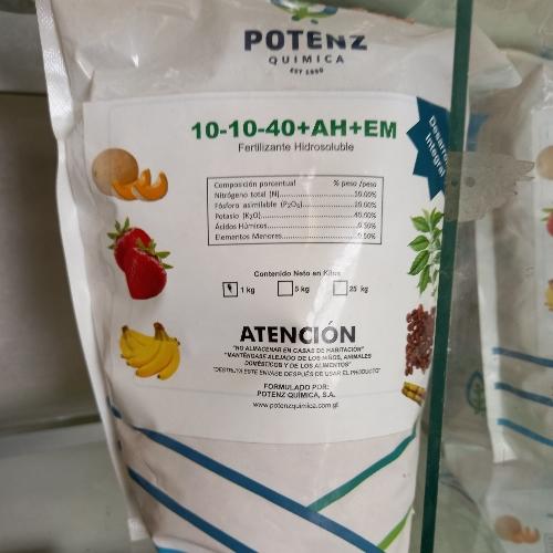 10-10-40+AH+EM Fertilizante Hidrosoluble 