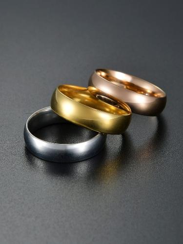 1 pieza de anillo liso grueso