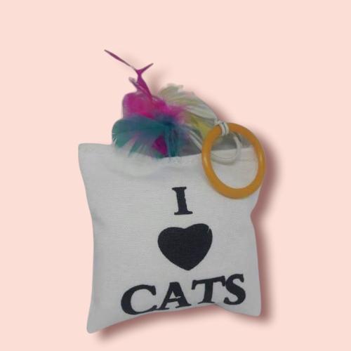 Almohadilla con catnip