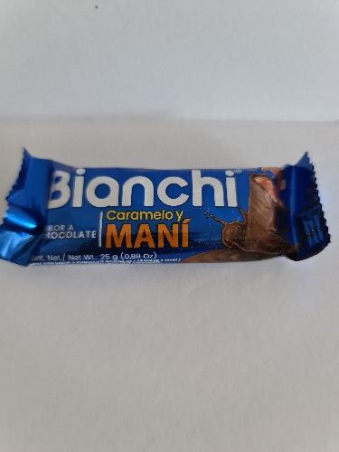 Bianchi caramelo y mani 25g