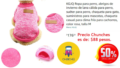 ABRIGO PARA PERROS PEQUEÑOS