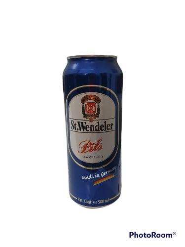 Cerveza St Wendeler Rubia 500ml (azul) unidad