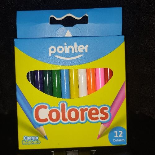 Colores Pointer 12 Unidades Cuerpo Redondo
