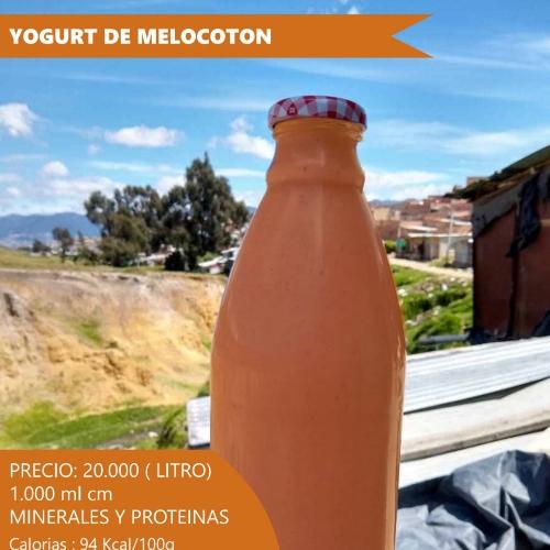 Yogurt de melocotón