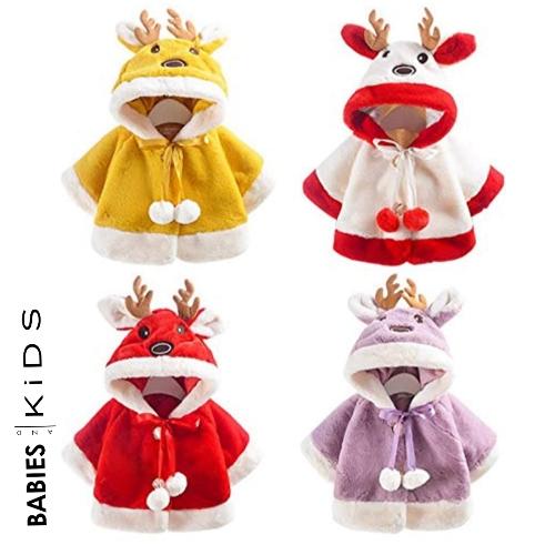 ABRIGOS NAVIDEÑOS PARA BEBÉS NIÑAS
