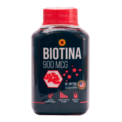 Biotina 900MCG x50Cap house