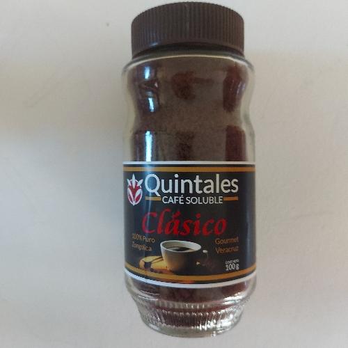 CAFE QUINTALES SOLUBE CLASICO AGLOMERADO 100 G