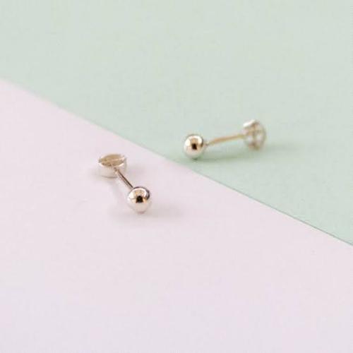 Arete abridor bola de plata (grande)