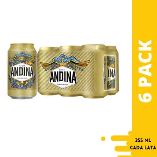 Cerveza Andina Pack x 6 Latas 355