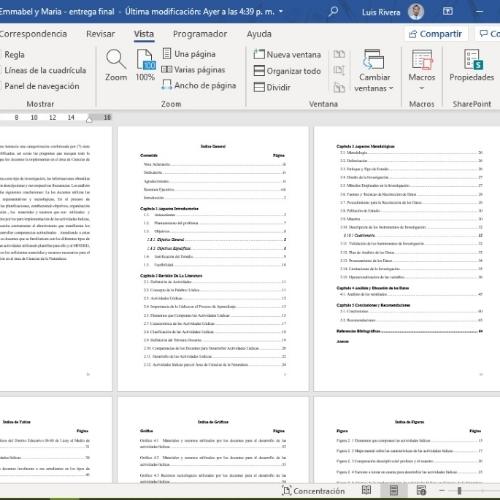Formato para documentos académicos, tesis, monográficos y Proyectos de Investigación
