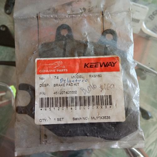Balata de freno delantero para rks 150 y 200 