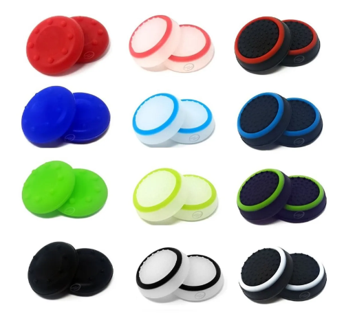 1 Par Protectores Silicona Análogos Joystick Xbox One 360 Y más