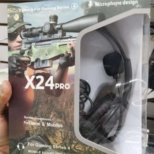 Auricular gamer diadema y micrófono X24PRO 