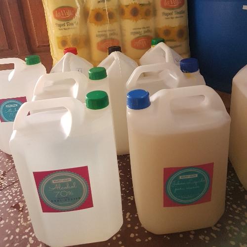 Alcohol al 70% 5 litros