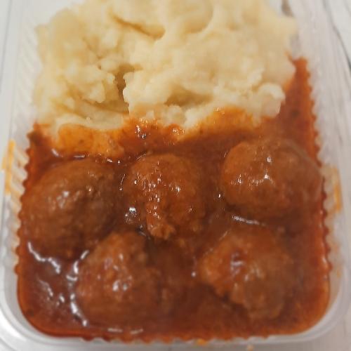 Albóndigas con pure