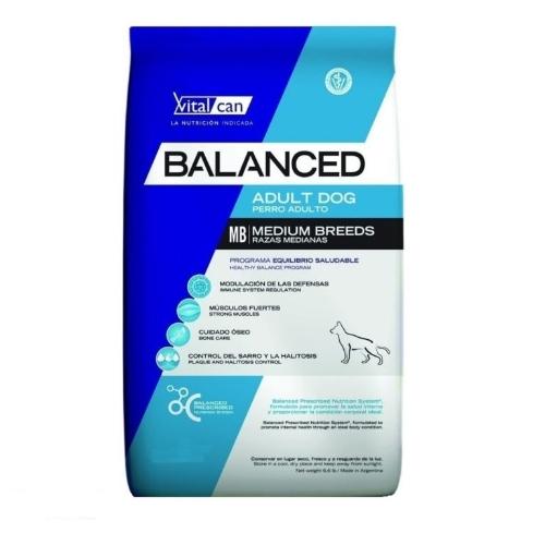 Balanced perros adultos razas medianas o grandes x 20 kilos