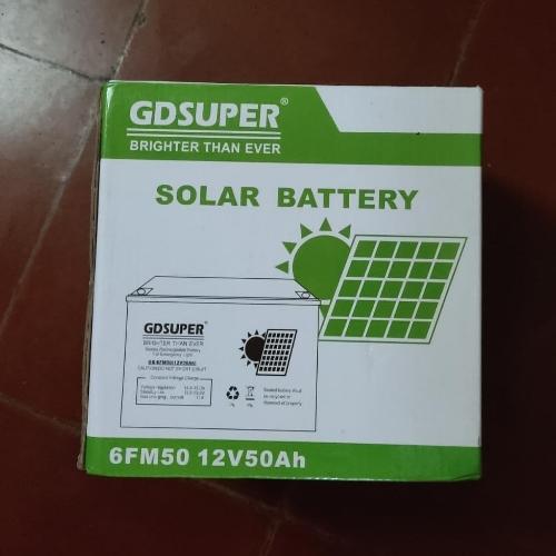 Batería solar 50amp de ácido ciclo profundo 