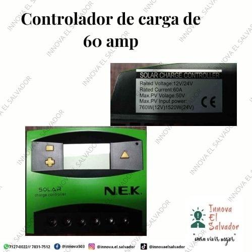 Controlador de carga 60 a