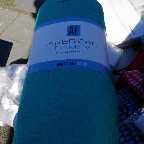 Quilt verde Plaza y media