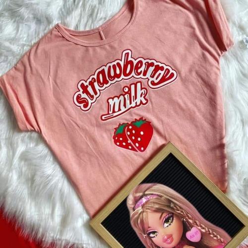 Blusa fresa rosa