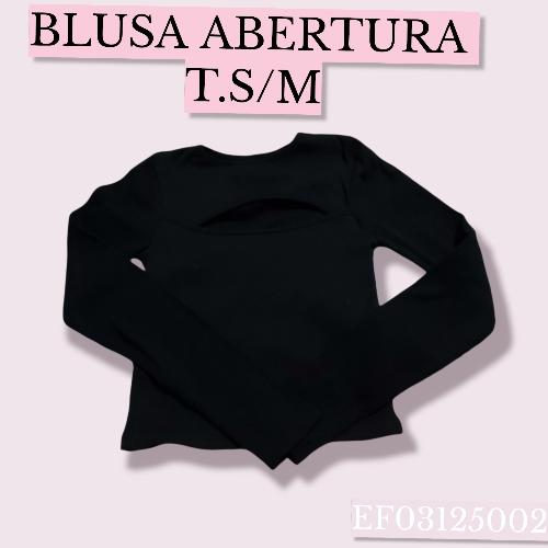 Blusa abertura 