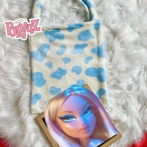 Bolsa peluche azul