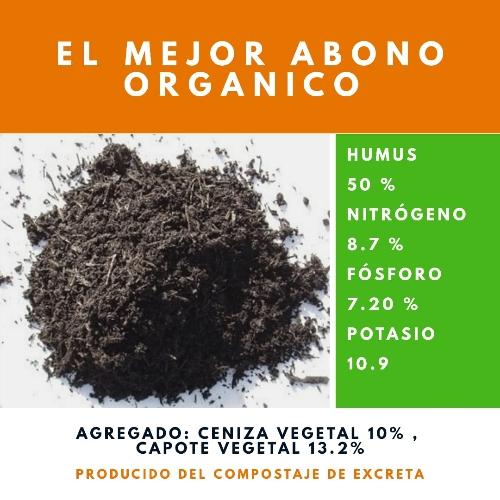 Abono orgánico bulto 