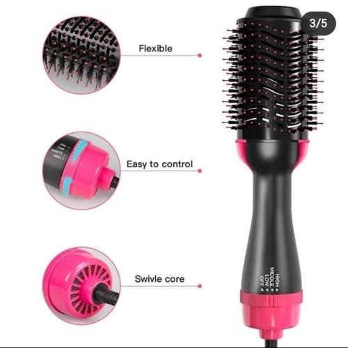 Cepillo alisador giratorio 3 en 1