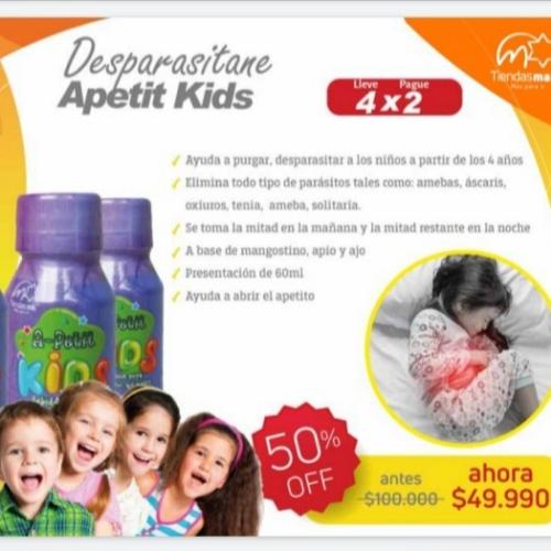 Apetit kids x 4 tarros