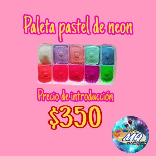Paleta 10 colores Pastel/Neon