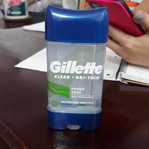 Desodorante Gillette clear+dry-tech power rush 3.8oz / 107g