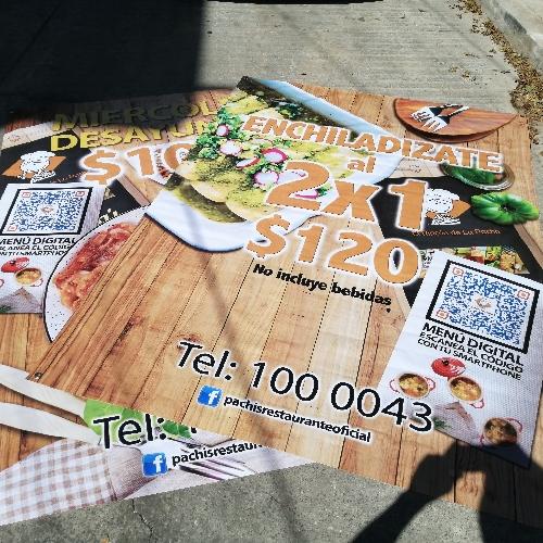 Lona Impresa en Alta Resolución por M2