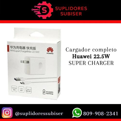 Cargador de Huawei tipo c 22.5 W