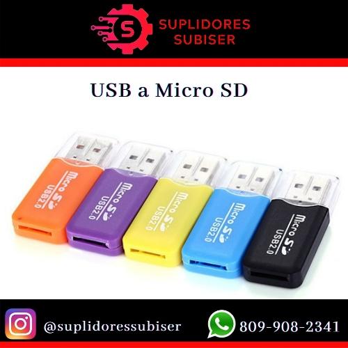 Adactador de USB a Micro SD