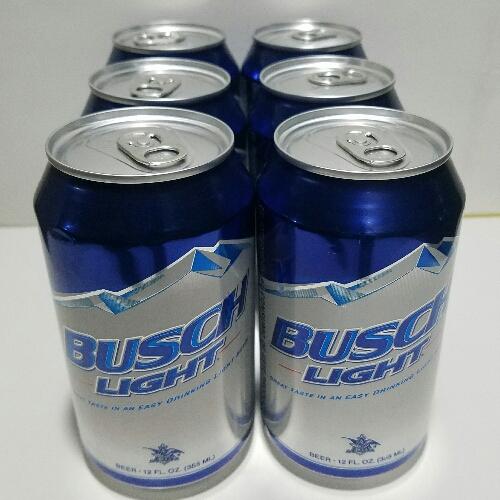 Cerveza Busch Light En Lata 355 ml, 6 Unidades