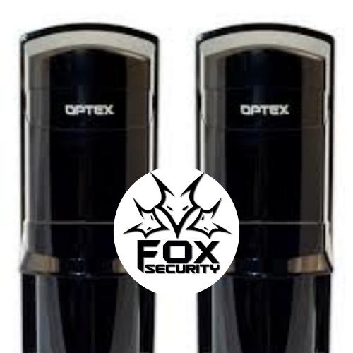 Barrera fotoeléctrica  de 20 Mts. Marca OPTEX