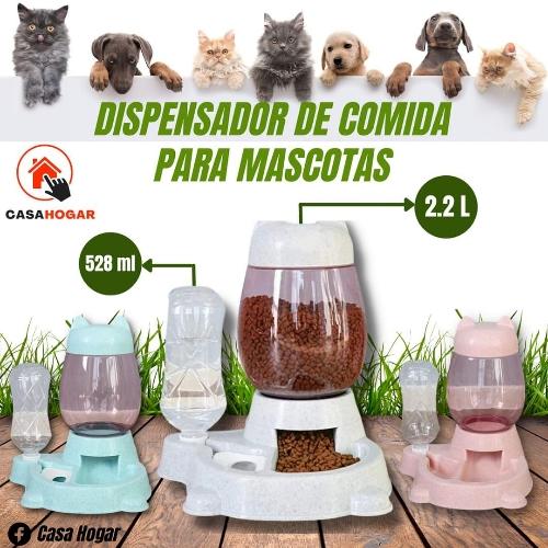 DISPENSADOR AUTOMÁTICO DE COMIDA PARA MASCOTAS
